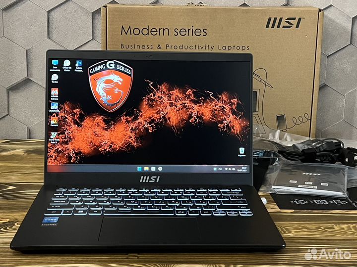 Новый 2023 MSI intel i3 12th/FHD IPS/8гбram/SSD