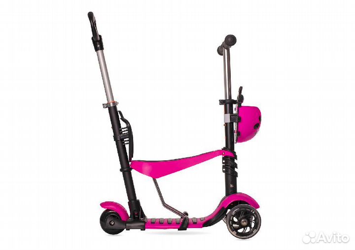 Самокат 5 в 1 Божья коровка 3 цвета