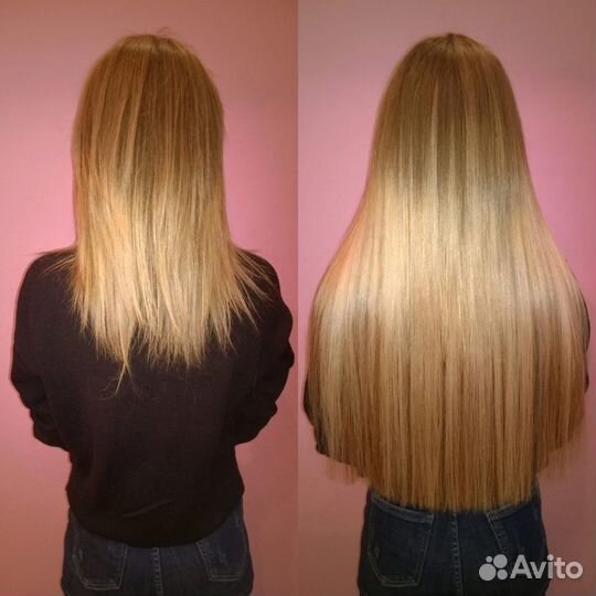 Наращивание волос, снятие, коррекция