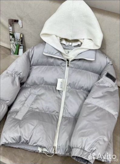 Brunello cucinelli пуховик женский