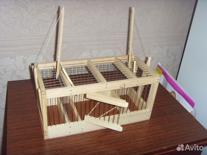 Клетки, хлопушки, цепки для птиц