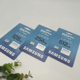 Карта памяти MicroSD Samsung EvoPlus 128/256/512