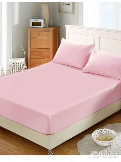 Простынь на резинке 120х200