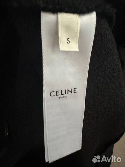 Celine хлопковое худи с логотипом 52