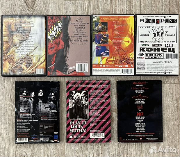 Dvd диски Slayer, Kreator, Metallica, ппж