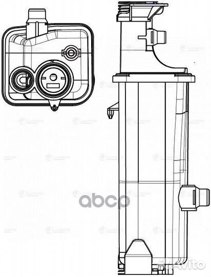 Бачок расширительный BMW X5(E53) охлаждающей