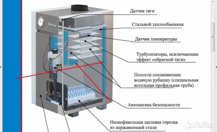 Котел газовый “юнкер” ксг- 10 кВт