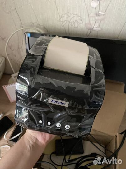Термальный принтер с этикетками2 Xprinter XP-365B
