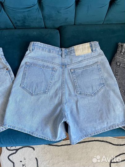 Шорты джинсовые Zara 38 (46-48) размер