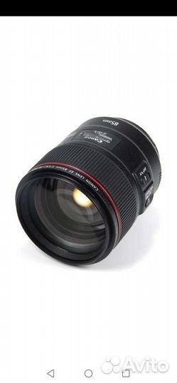 Объектив canon 85mm 1.4