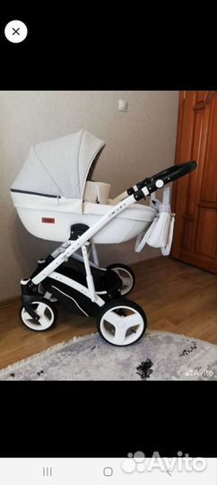 Коляска 2 в 1 эко кожа