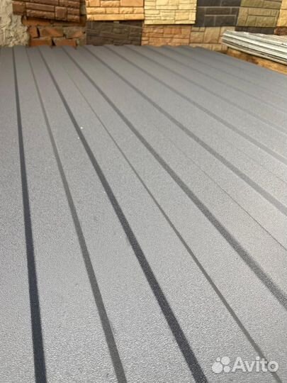 Профнастил С-8 графит матовый 1.2х2м 0.45мм