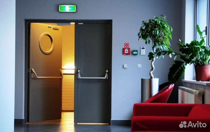 Входные противопожарные металлические двери Ei60