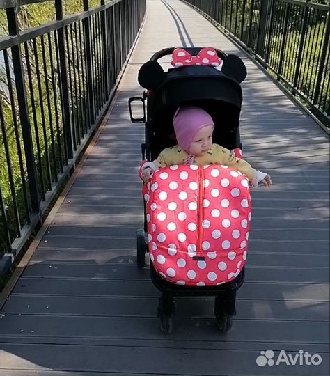Прогулочная коляска мини маус