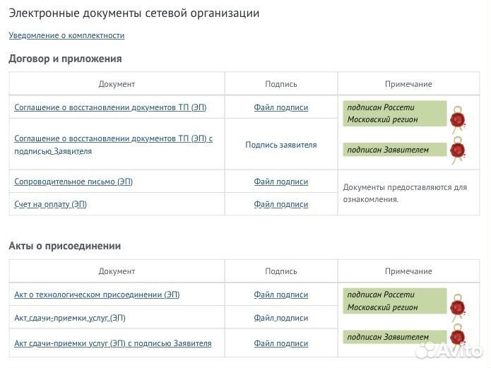 Заявка и подключение 15 кВт Россети Моск-ий регион