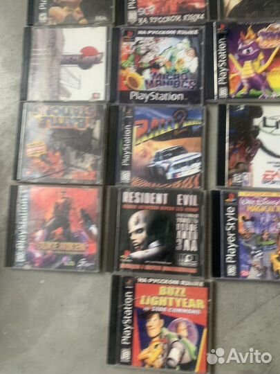 Диски на sony playstation 1