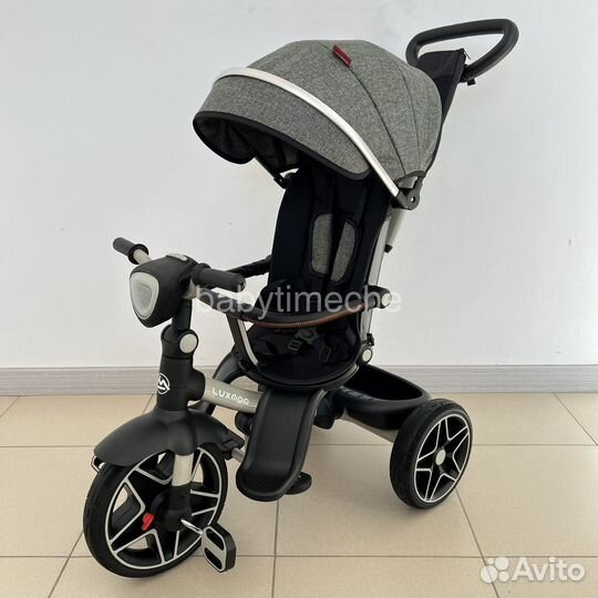 Трехколесный велосипед Luxmom 5511 серый