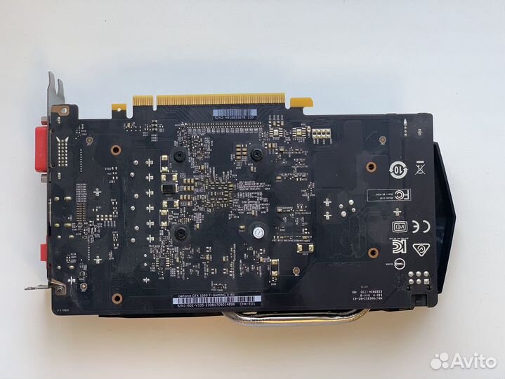 Видеокарта MSI GeForce GTX 1050 Ti 4Гб