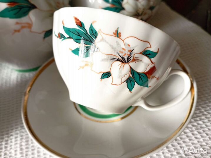 Сервиз Дулево Белая лилия новый
