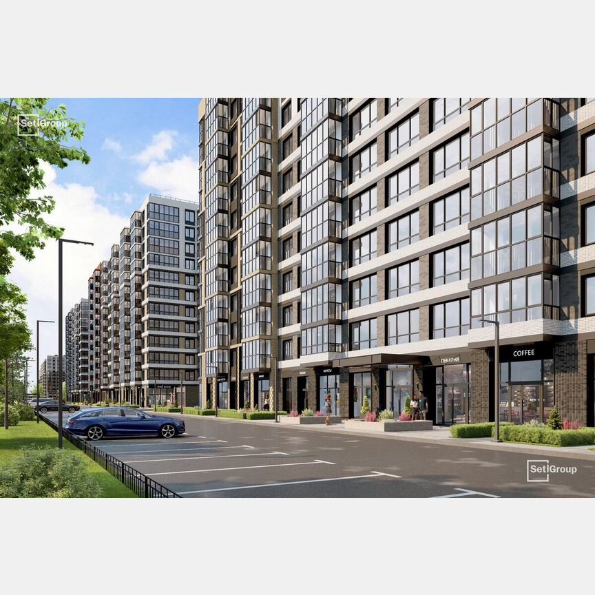 1-к. квартира, 33,7 м², 2/12 эт.