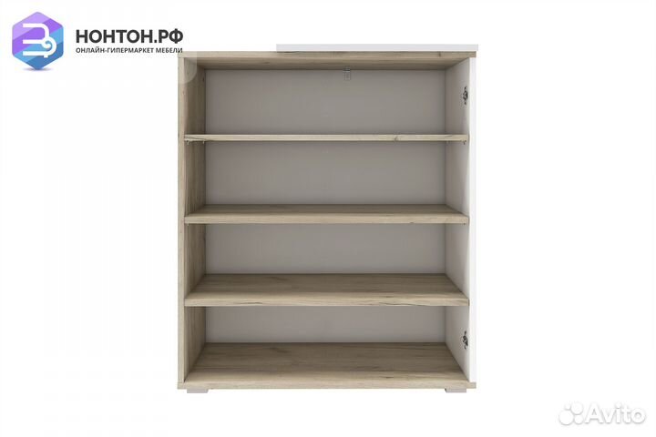 Тумба для обуви Одри 458.01 дуб крафт / белый