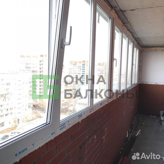 Остекление балконов. Окна пвх