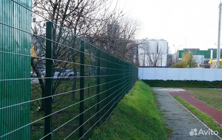 Забор из 3D сетки за 1 день качественно