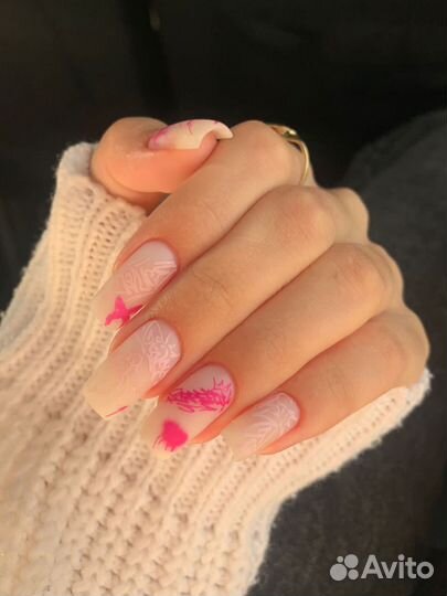 Маникюр на дому,наращивание