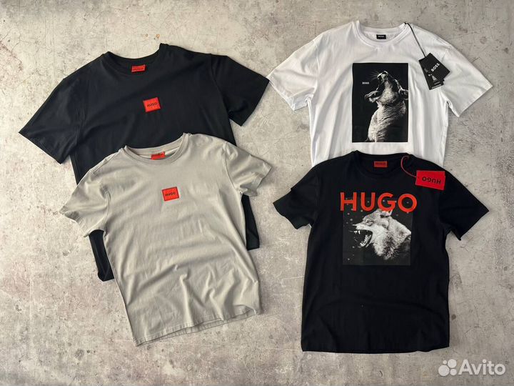 Футболка Hugo Boss хлопок