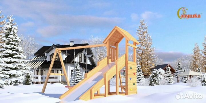 Детский игровой комплекс Савушка 4 сезона Мастер 8