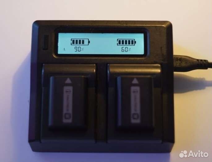 Зарядное устройство для sony NP-FW50 на два слота