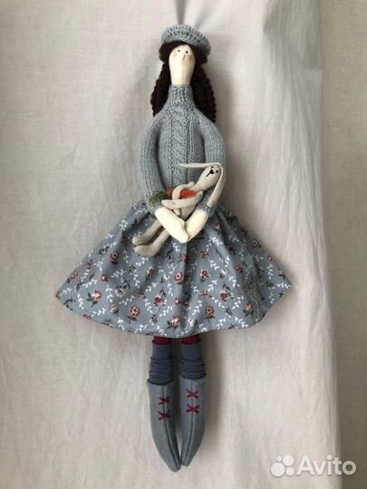 Текстильная кукла в стиле Тильда