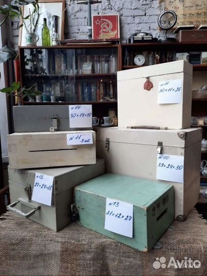 Ящики, пеналы, аптечки СССР и другие