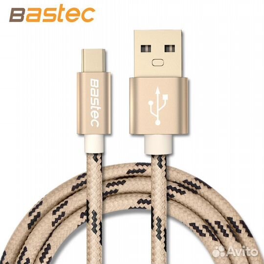 Кабель USB Type-C фирменный Bastec 1m / 2m