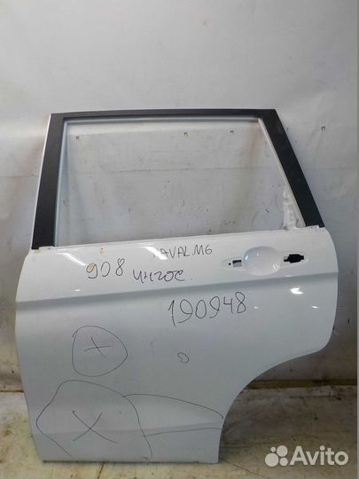 Дверь haval M6 задняя левая