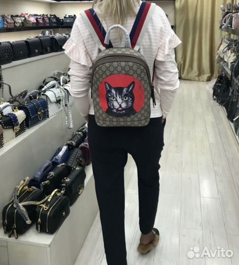 Новый рюкзак и кошелек Gucc* премиум