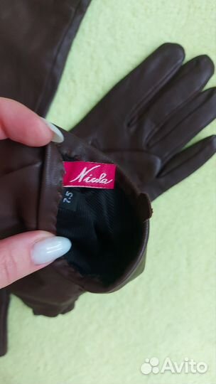 Перчатки женские кожаные 7,5 размер