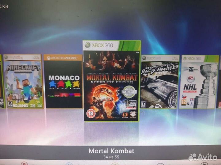 Xbox 360 S slim 250гб 80+игр