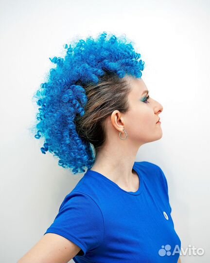 Два афро шиньона-ирокеза