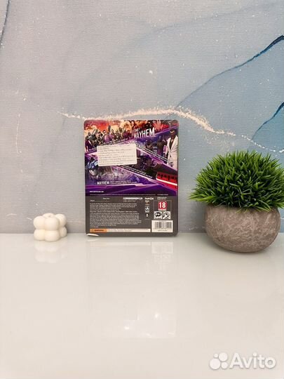 Agents of mayhem steelbook (новый) xbox one