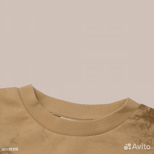 Свитшот ellesse светло коричневый С завязками