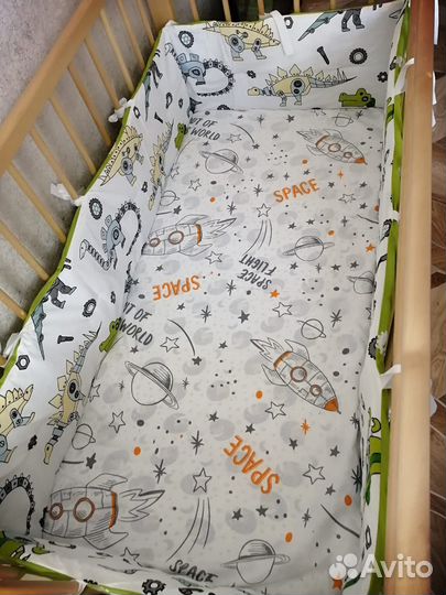 Бортики в детскую кроватку