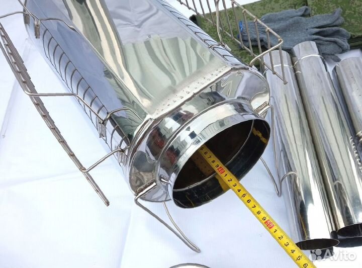 Печь туристическая Кабанчик на 15 л. с решетками