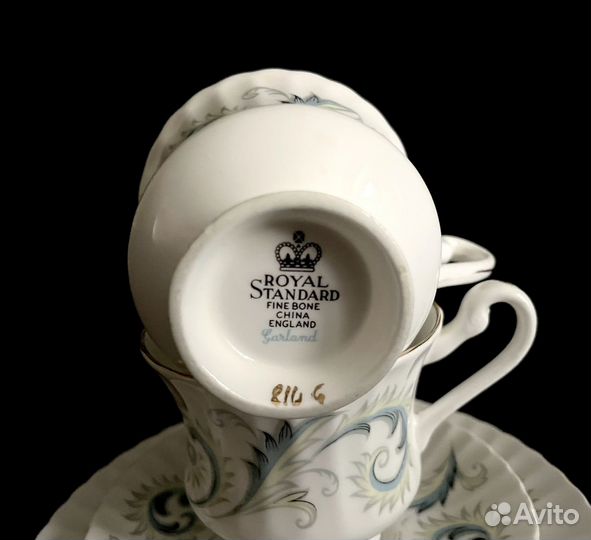 Чайный сервиз костяной фарфор Англия