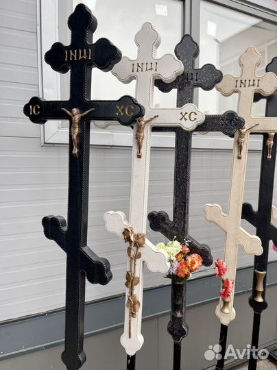 Кресты из «литьевого» мрамора ритуальные услуги