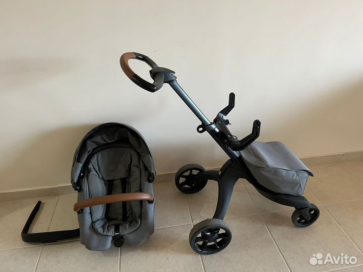 Коляска stokke xplory X серая