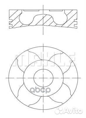Поршнекомплект MAN TGA D2876 LF12 LF13 Евро 3