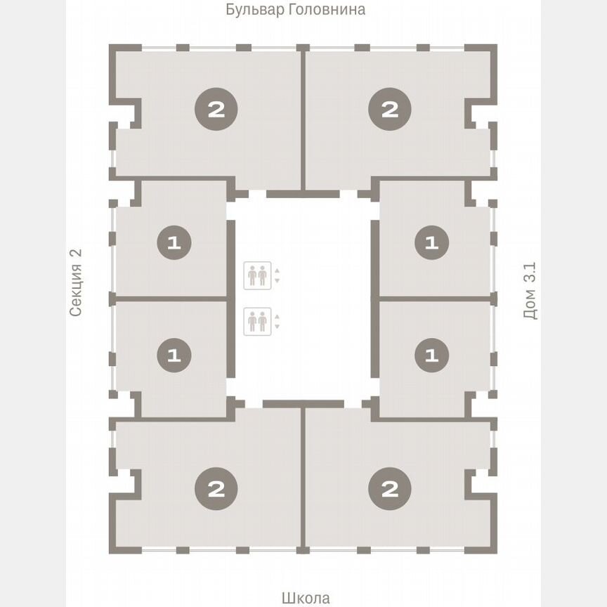 1-к. квартира, 40,8 м², 10/15 эт.