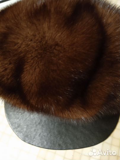Шапка кепка женская норковая