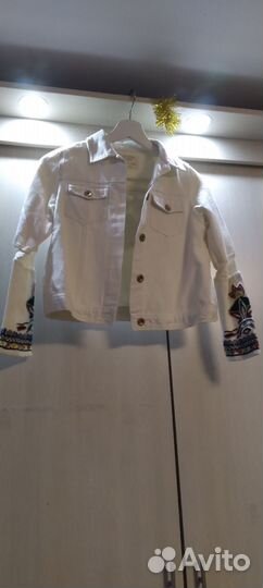 Джинсовая куртка для девочки zara